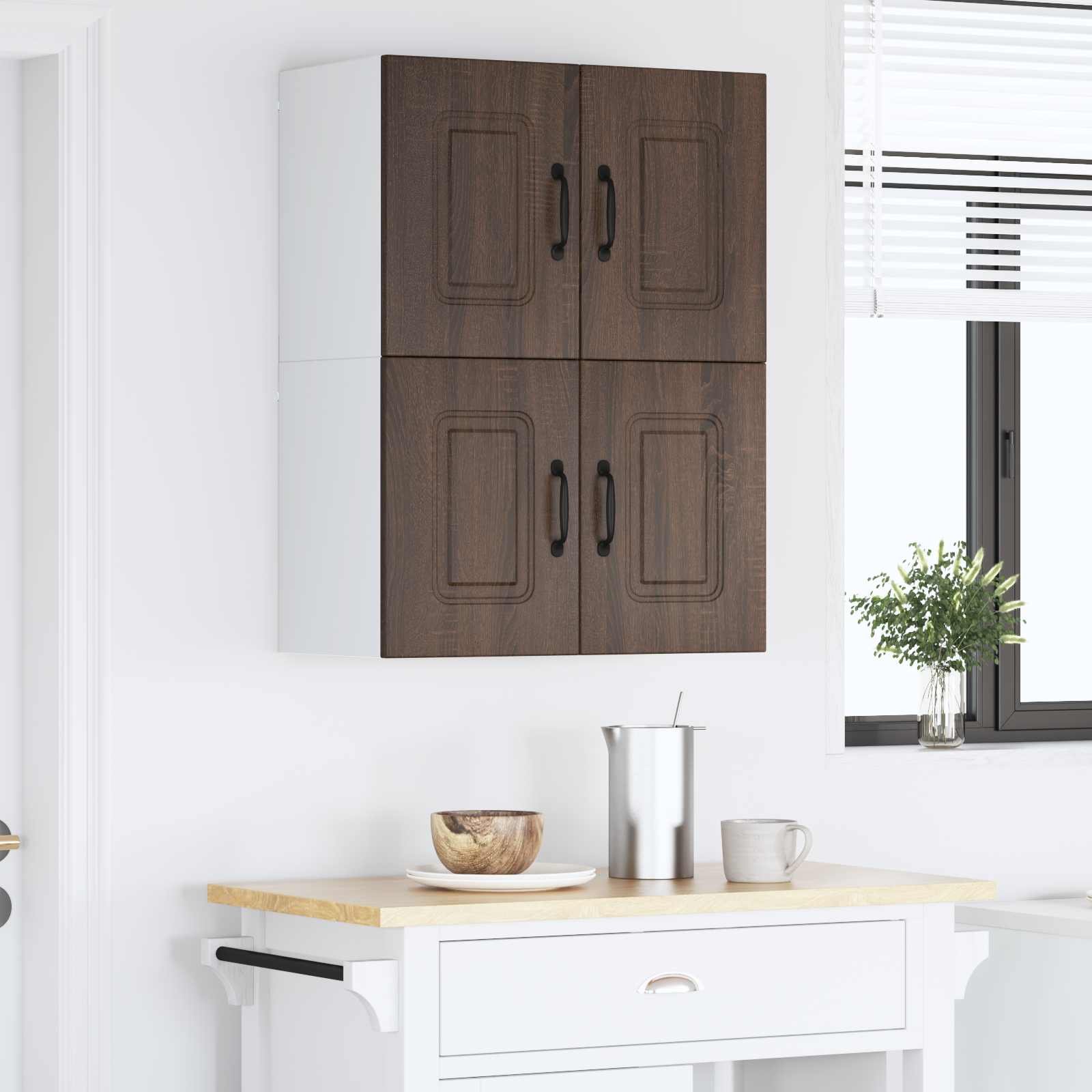 Pannello lavastoviglie Kalmar 2 pcs Rovere Marrone | homemem39