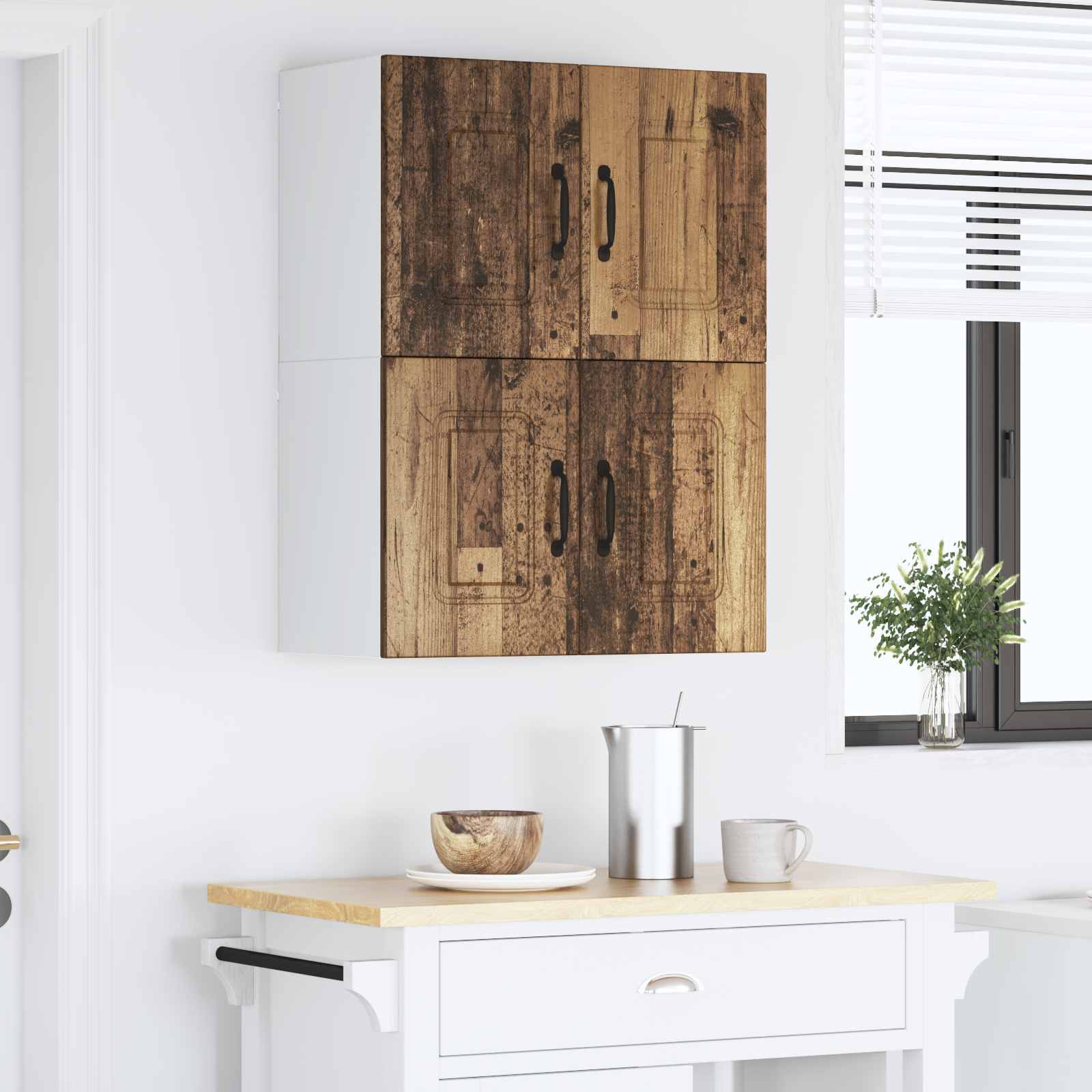 Pannello lavastoviglie Kalmar 2 pcs Legno vecchio | homemem39