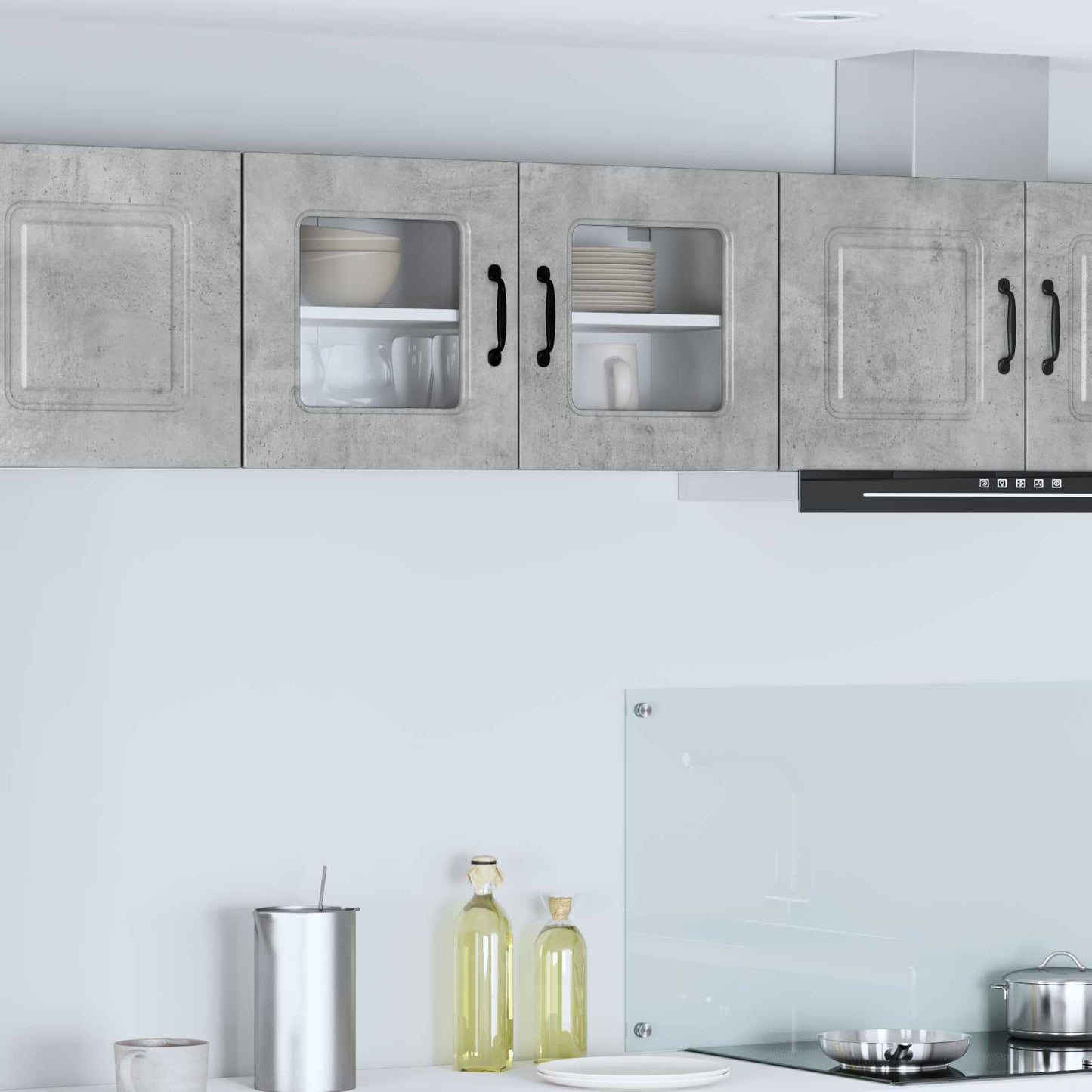 Pannello lavastoviglie Kalmar Grigio cemento 80 x 31 x 40 cm