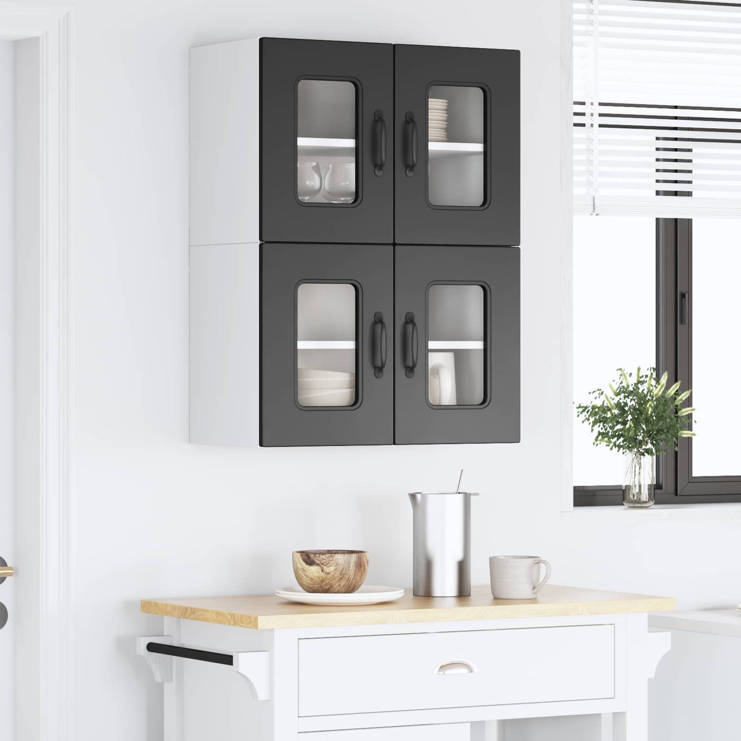 Pannello lavastoviglie Kalmar 2 pcs Nero 60 x 31 x 40 cm | homemem39