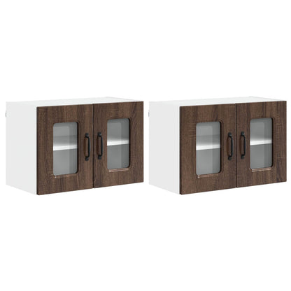 Pannello lavastoviglie Kalmar 2 pcs Rovere Marrone | homemem39