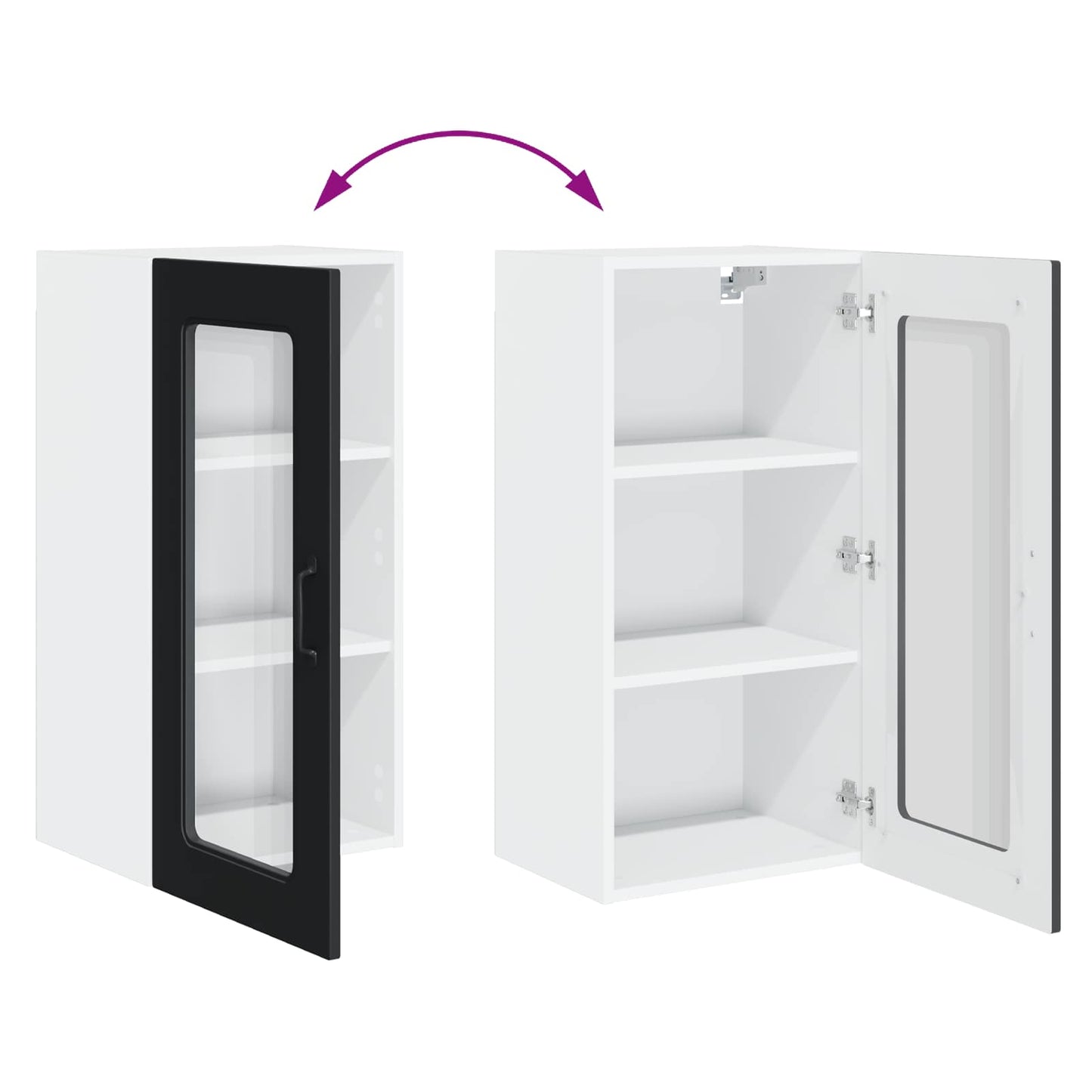 Pannello lavastoviglie Kalmar Nero 40 x 31 x 80 cm