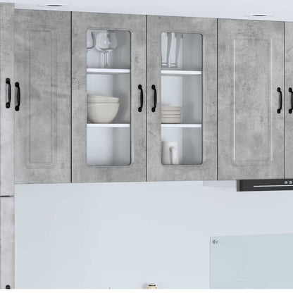 Pannello lavastoviglie Kalmar Grigio cemento 40 x 31 x 80 cm | homemem39