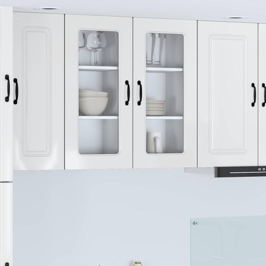 Pannello lavastoviglie Kalmar 2 pcs Bianco Lucido | homemem39