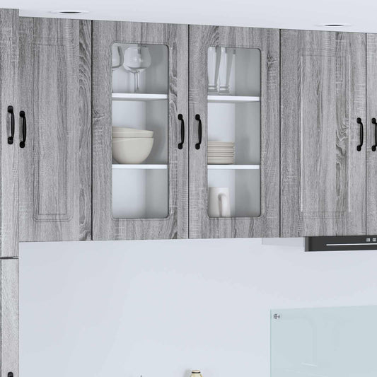 Pannello lavastoviglie Kalmar Grigio Sonoma 40 x 31 x 80 cm | homemem39