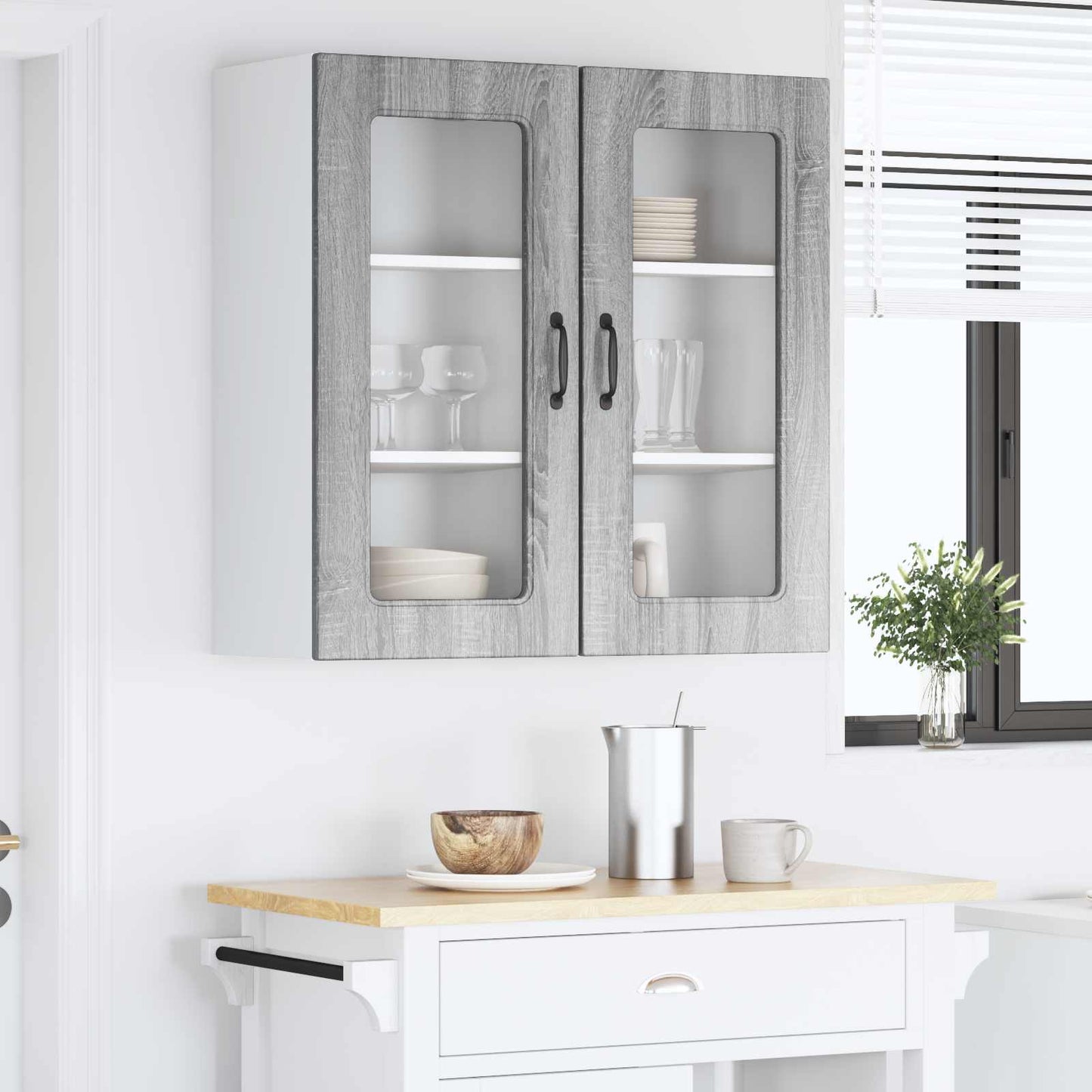 Pannello lavastoviglie Kalmar 2 pcs Grigio Sonoma | homemem39