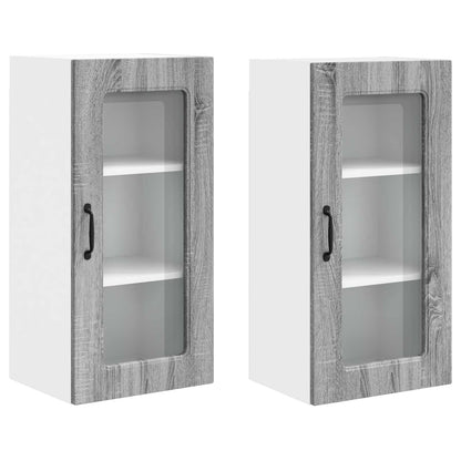 Pannello lavastoviglie Kalmar 2 pcs Grigio Sonoma | homemem39
