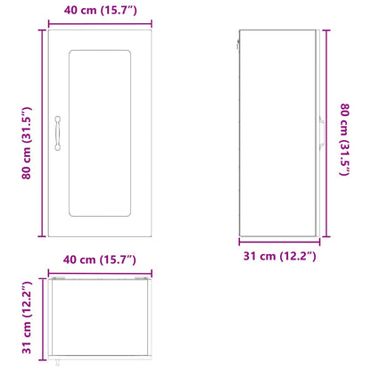 Pannello lavastoviglie Kalmar Legno vecchio 40 x 31 x 80 cm