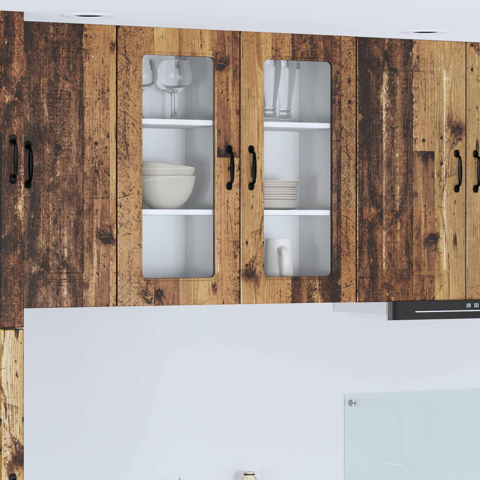 Pannello lavastoviglie Kalmar 2 pcs Legno vecchio | homemem39
