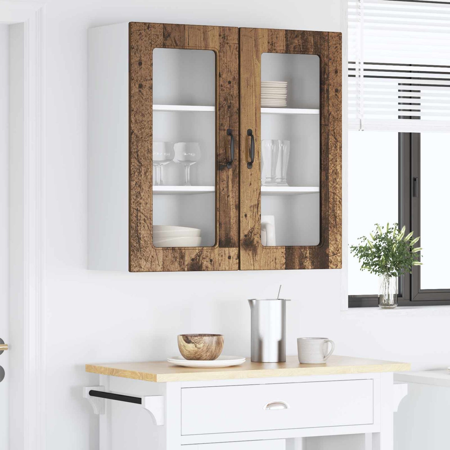 Pannello lavastoviglie Kalmar 2 pcs Legno vecchio | homemem39