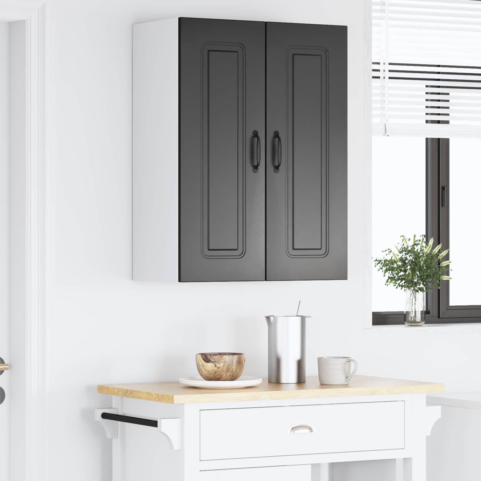 Pannello lavastoviglie Kalmar 2 pcs Nero 30 x 31 x 80 cm | homemem39