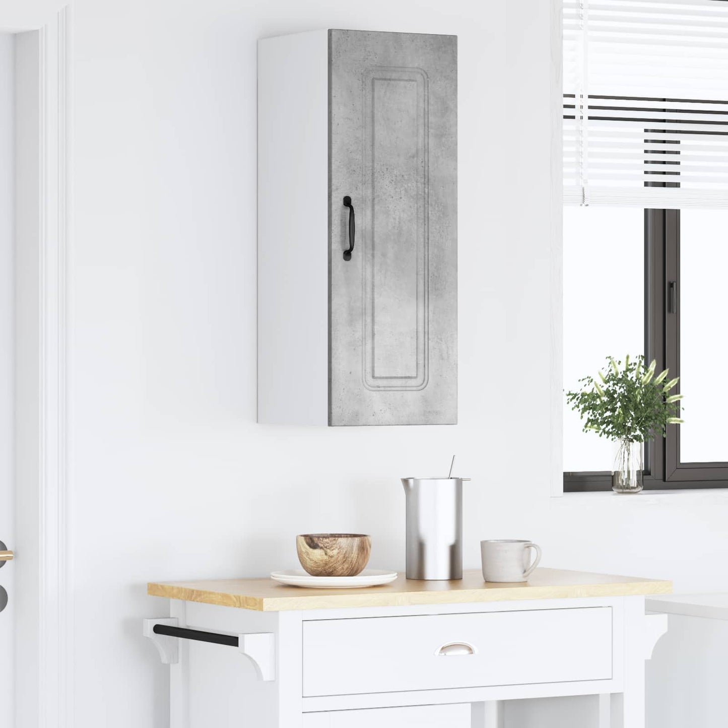 Pannello lavastoviglie Kalmar Grigio cemento 30 x 31 x 80 cm | homemem39