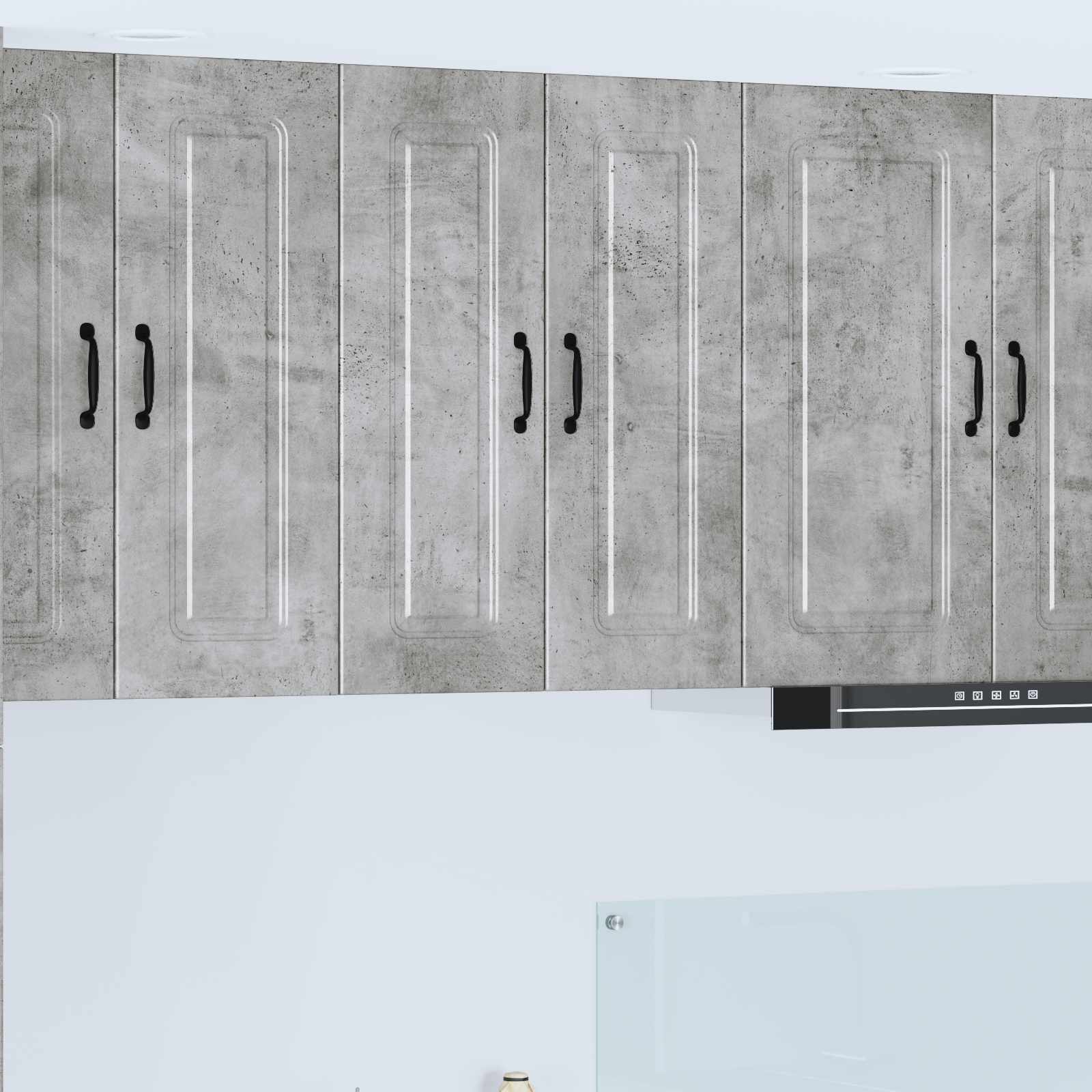 Pannello lavastoviglie Kalmar 2 pcs Grigio cemento | homemem39