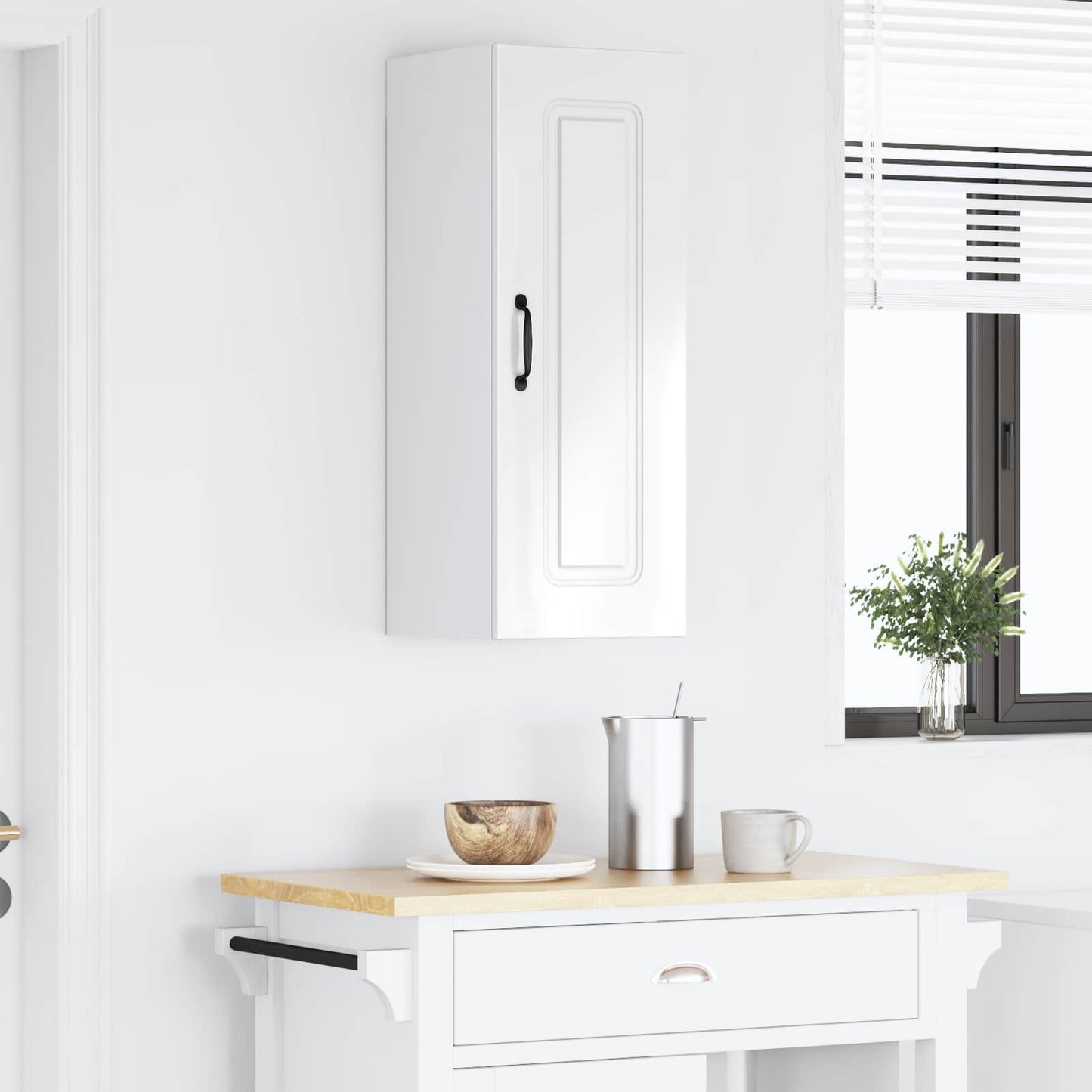 Pannello lavastoviglie Kalmar Bianco Lucido 30 x 31 x 80 cm | homemem39