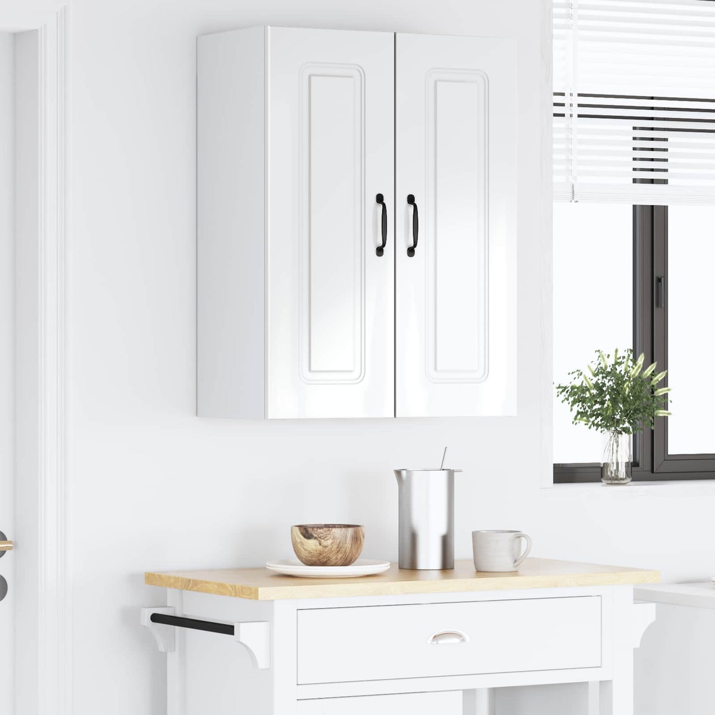 Pannello lavastoviglie Kalmar 2 pcs Bianco Lucido | homemem39