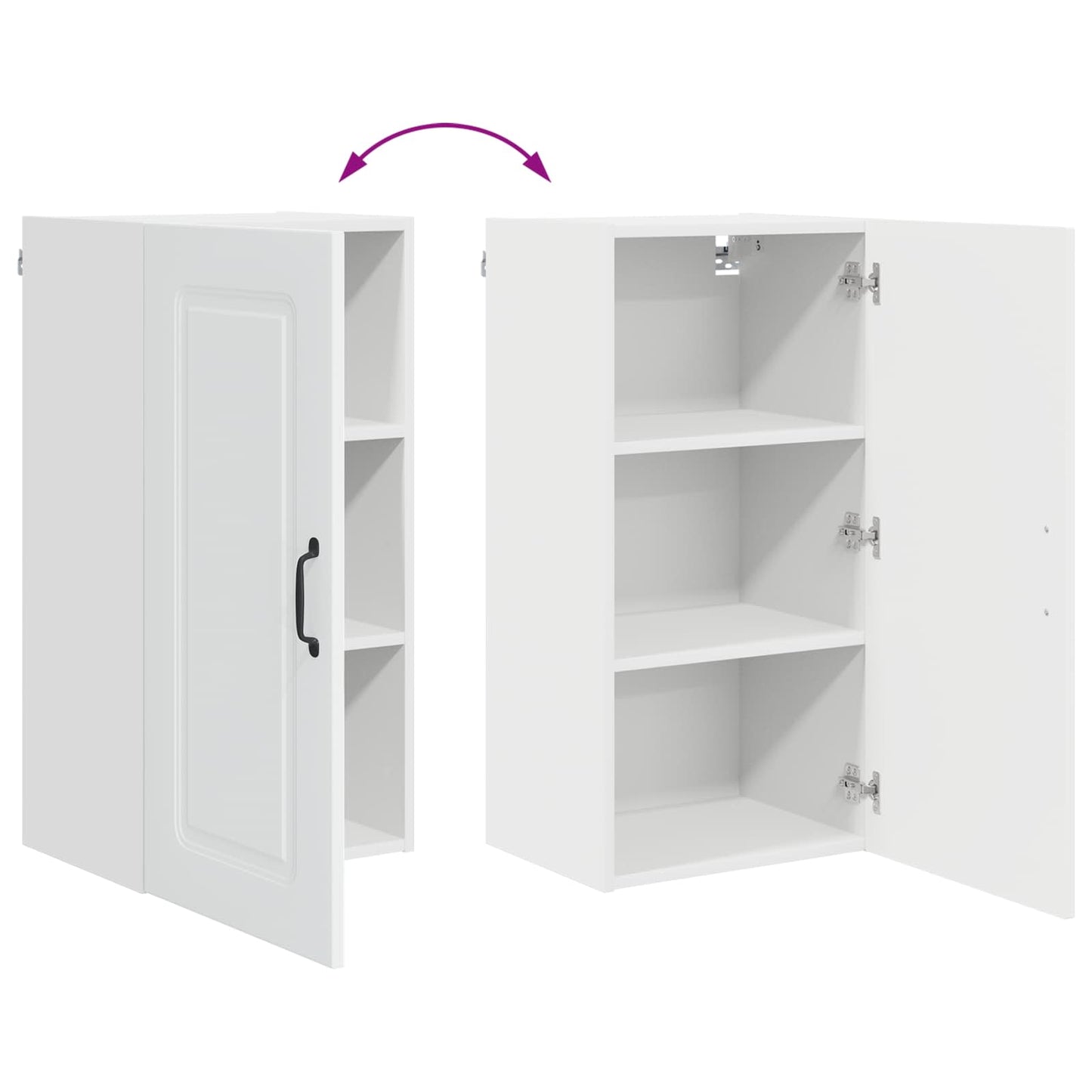 Pannello lavastoviglie Kalmar Bianco Lucido 40 x 31 x 80 cm