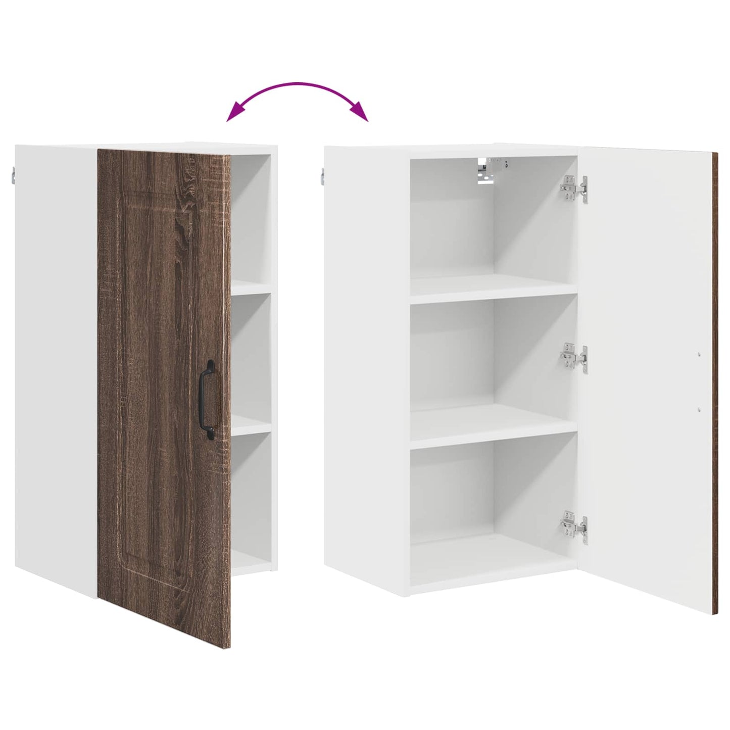 Pannello lavastoviglie Kalmar Rovere Marrone 40 x 31 x 80 cm