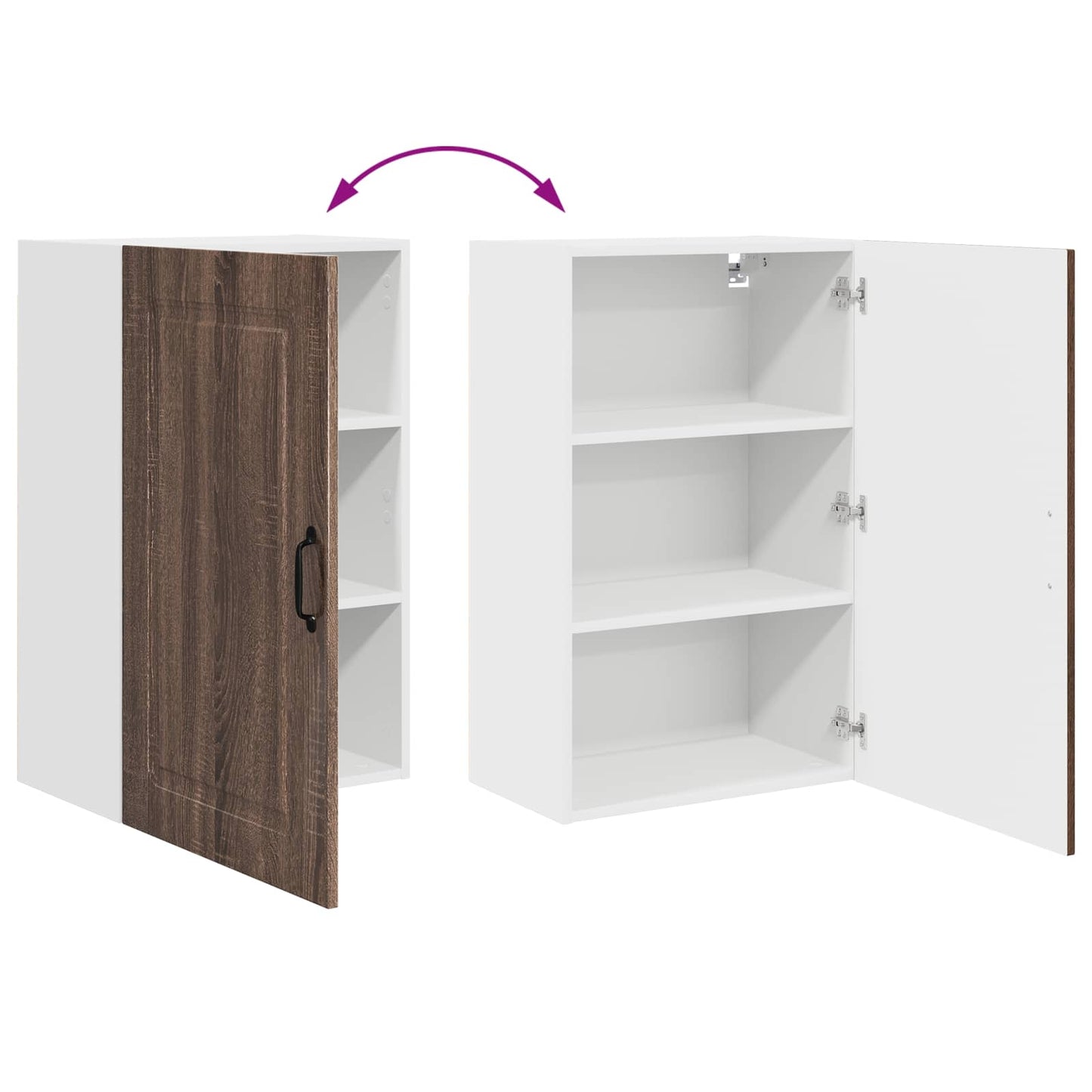 Pannello lavastoviglie Kalmar Rovere Marrone 50 x 31 x 80 cm