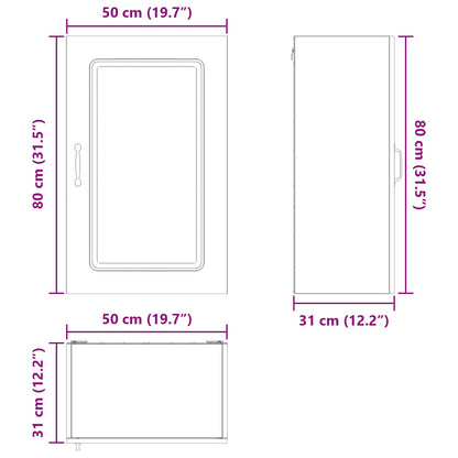 Pannello lavastoviglie Kalmar Legno vecchio 50 x 31 x 80 cm