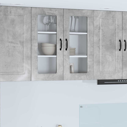 Pannello lavastoviglie Kalmar Grigio cemento 80 x 31 x 80 cm | homemem39