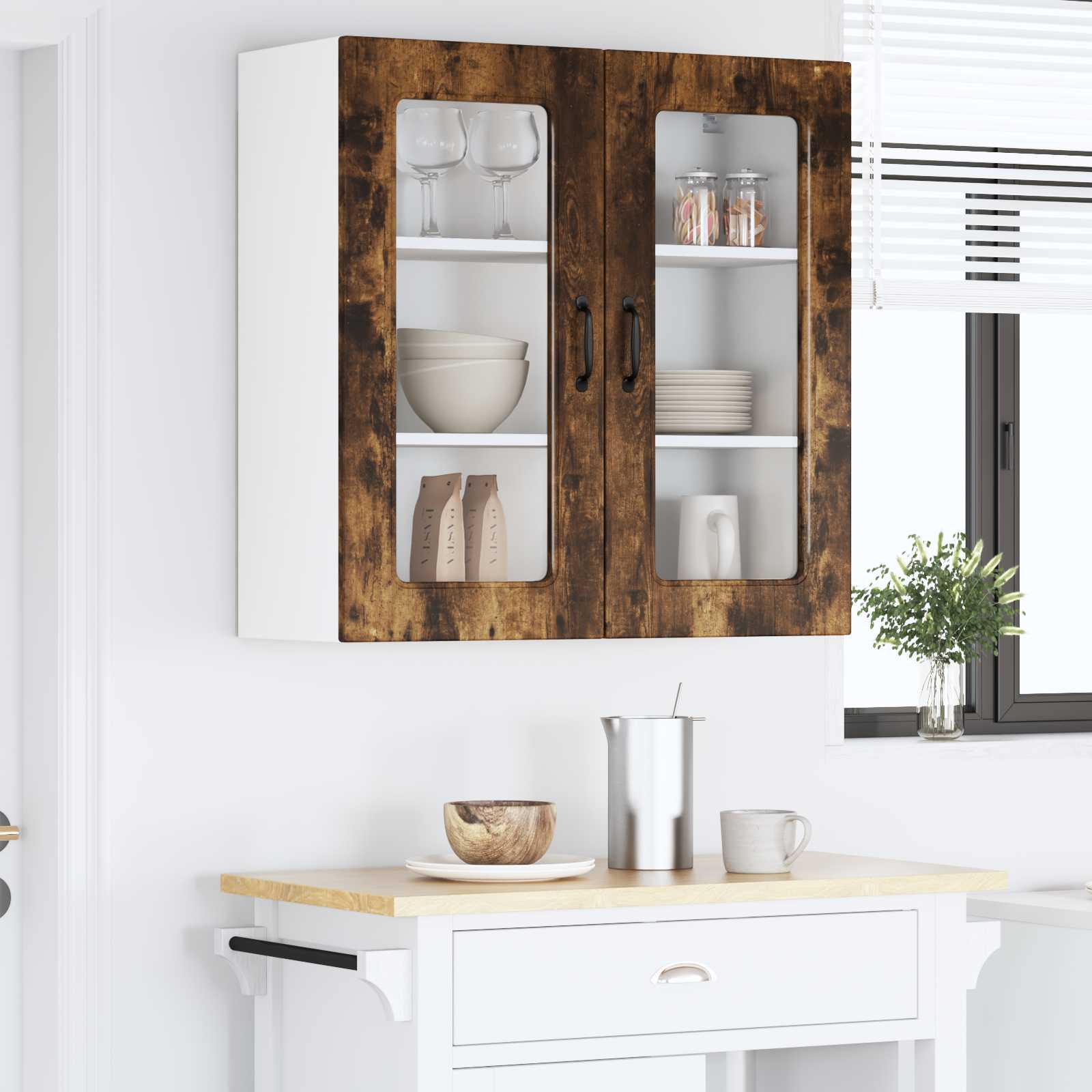 Pannello lavastoviglie Kalmar Rovere fumé 80 x 31 x 80 cm | homemem39