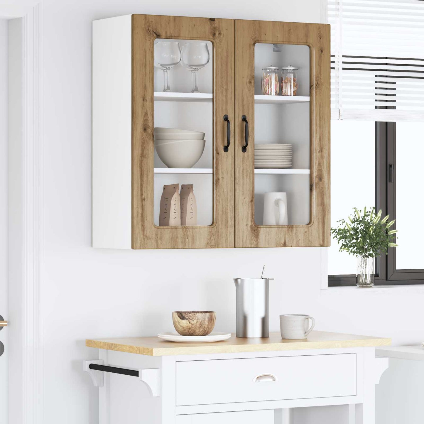 Pannello lavastoviglie Kalmar Rovere artigianale | homemem39