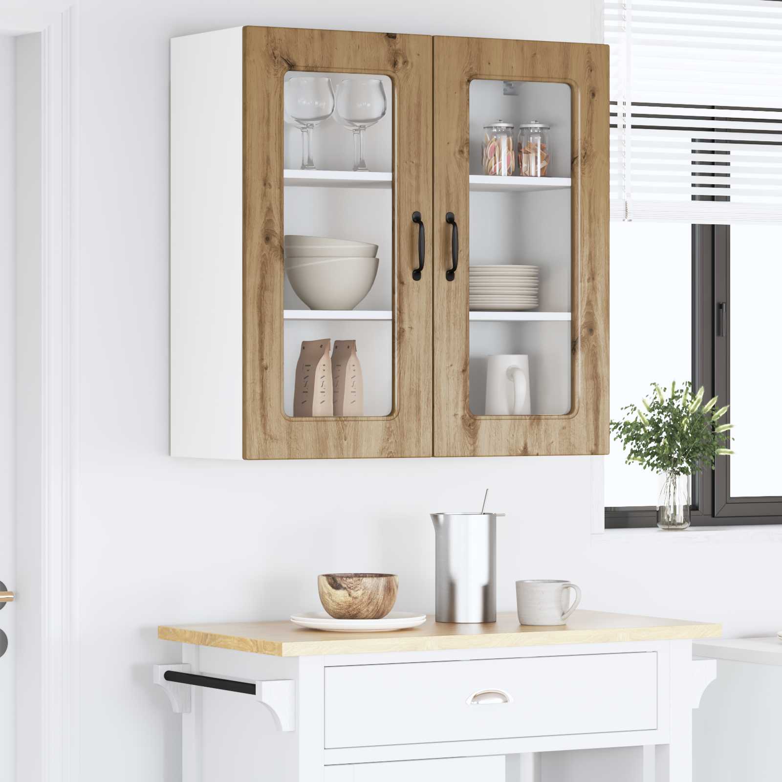 Pannello lavastoviglie Kalmar Rovere artigianale | homemem39