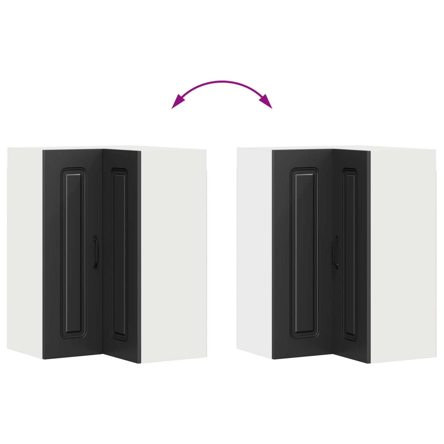 Pannello lavastoviglie Kalmar Nero 57 x 57 x 80 cm
