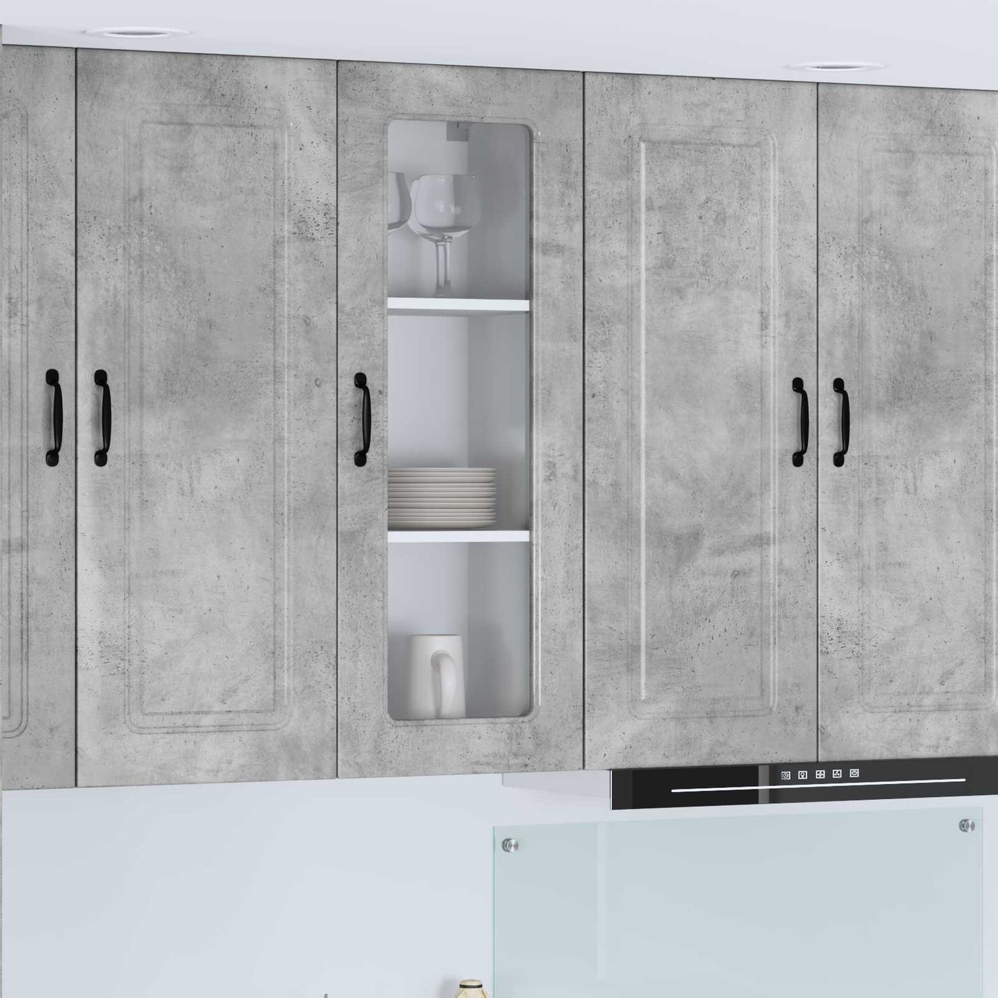 Pannello lavastoviglie Kalmar Grigio cemento 40 x 31 x 100 cm | homemem39