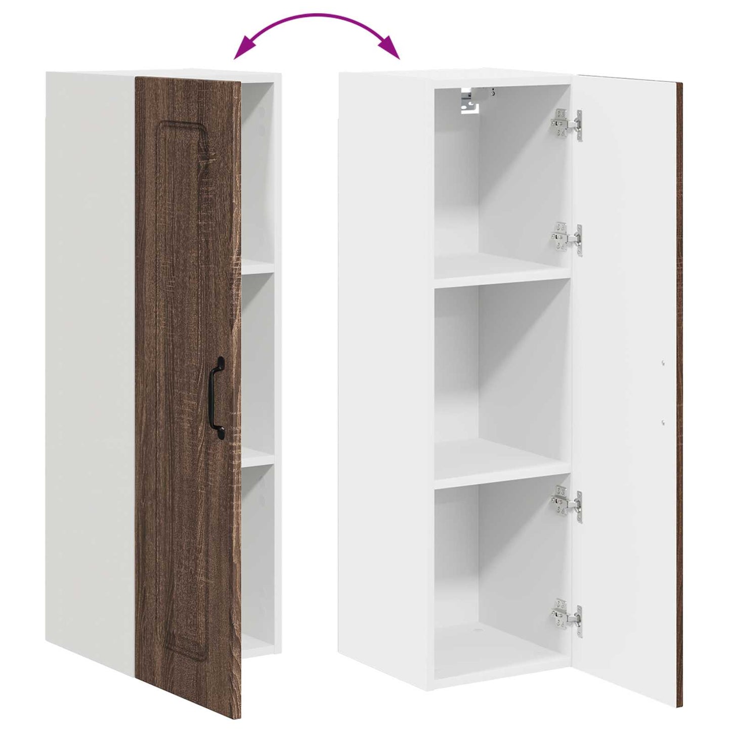 Pannello lavastoviglie Kalmar Rovere Marrone 30 x 31 x 100 cm