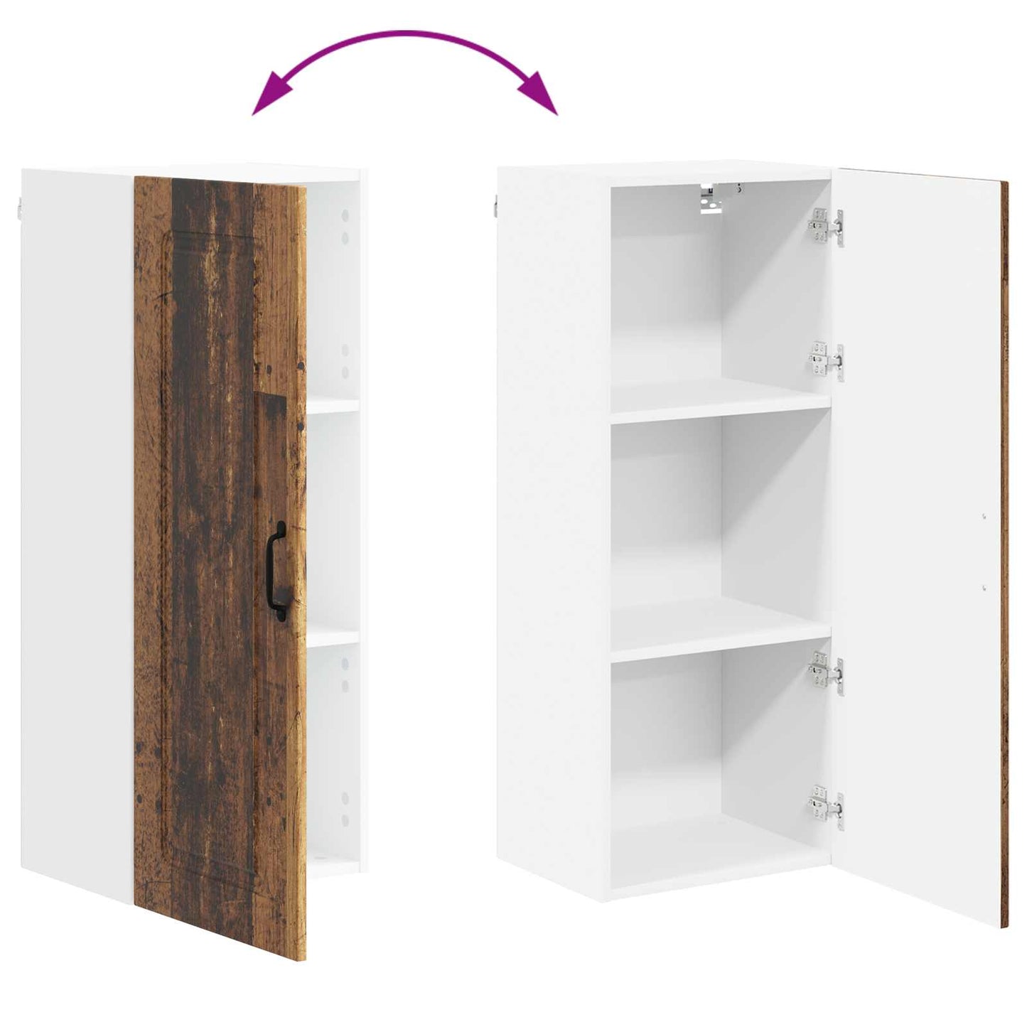Pannello lavastoviglie Kalmar Legno vecchio 40 x 31 x 100 cm