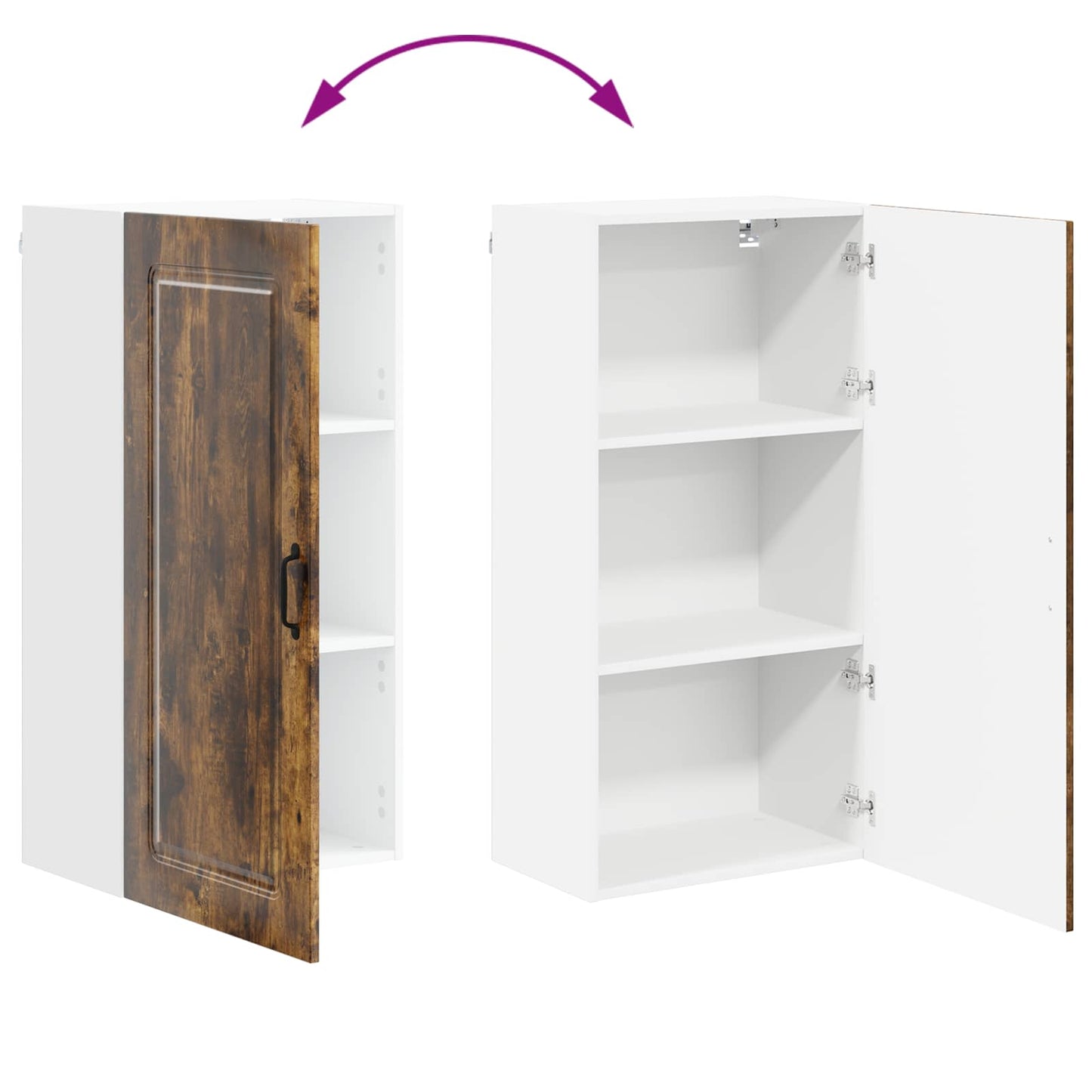 Pannello lavastoviglie Kalmar Rovere fumé 50 x 31 x 100 cm
