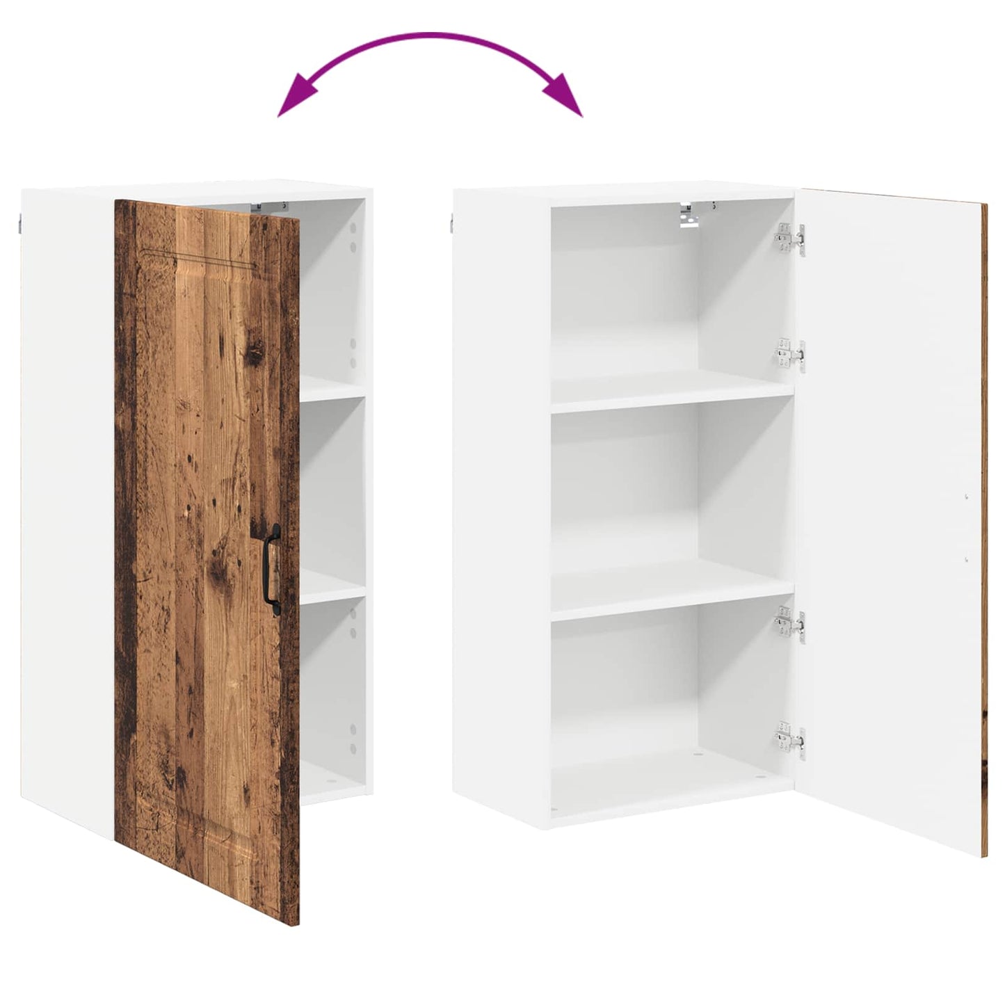 Pannello lavastoviglie Kalmar Legno vecchio 50 x 31 x 100 cm