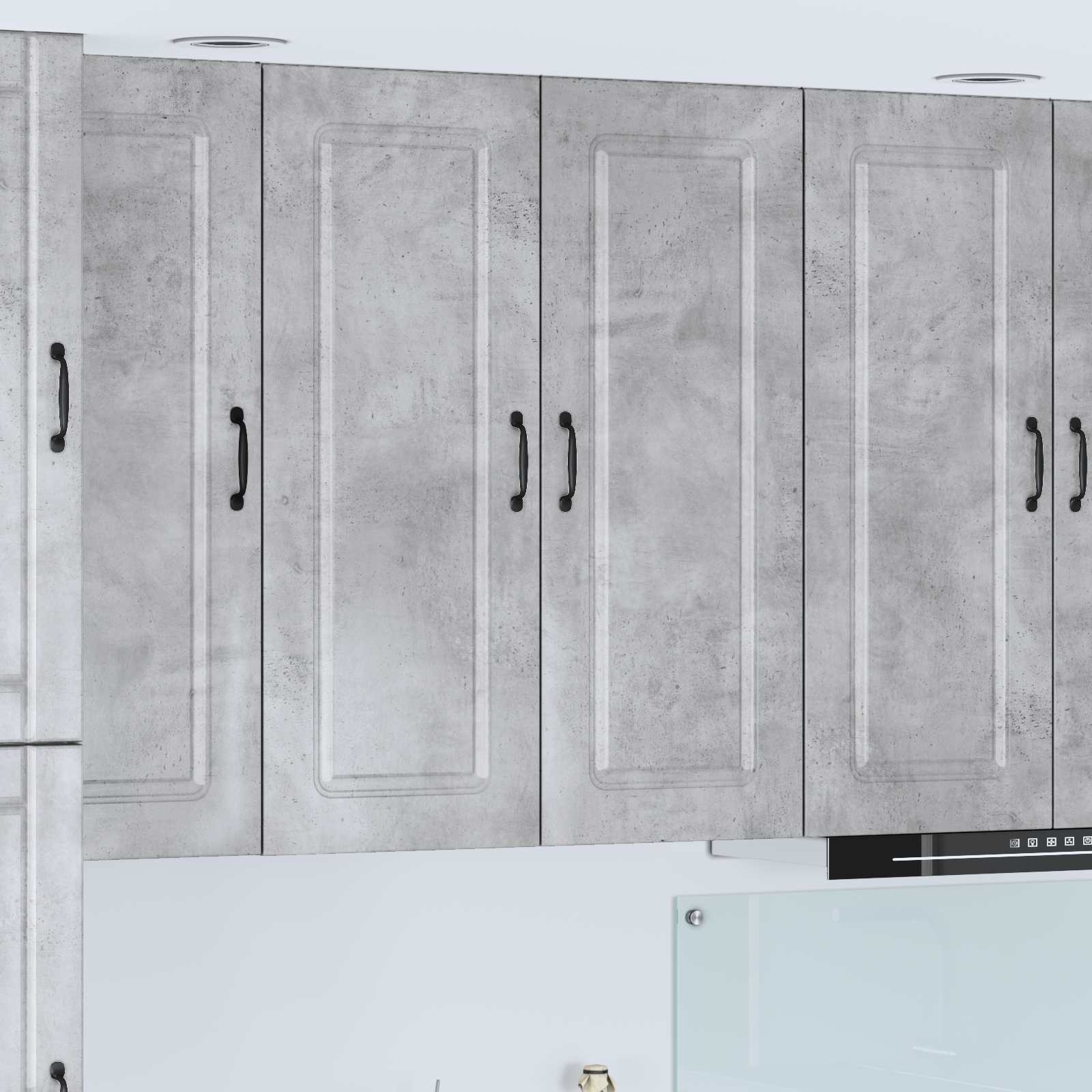 Pannello lavastoviglie Kalmar Grigio cemento 80 x 31 x 100 cm | homemem39