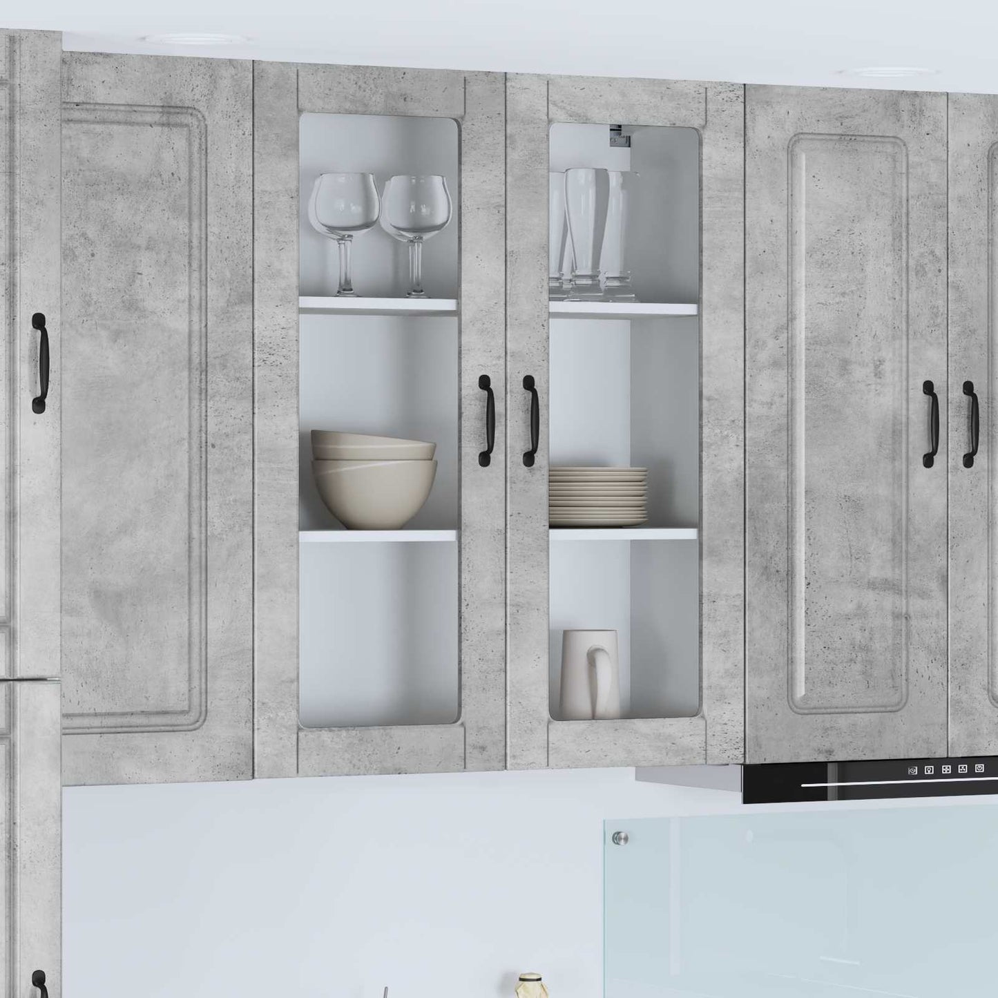 Pannello lavastoviglie Kalmar Grigio cemento 80 x 31 x 100 cm