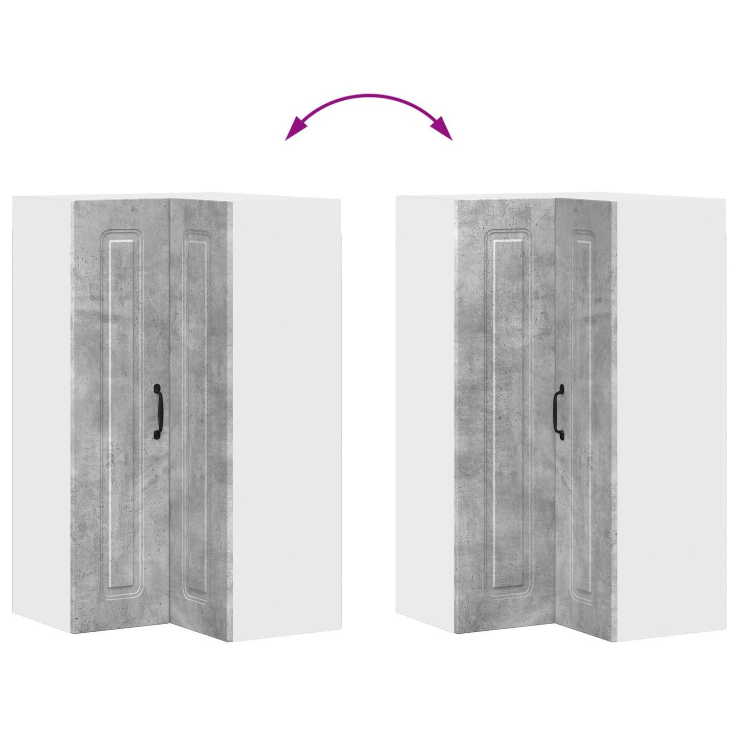 Pannello lavastoviglie Kalmar Grigio cemento 57 x 57 x 100 cm