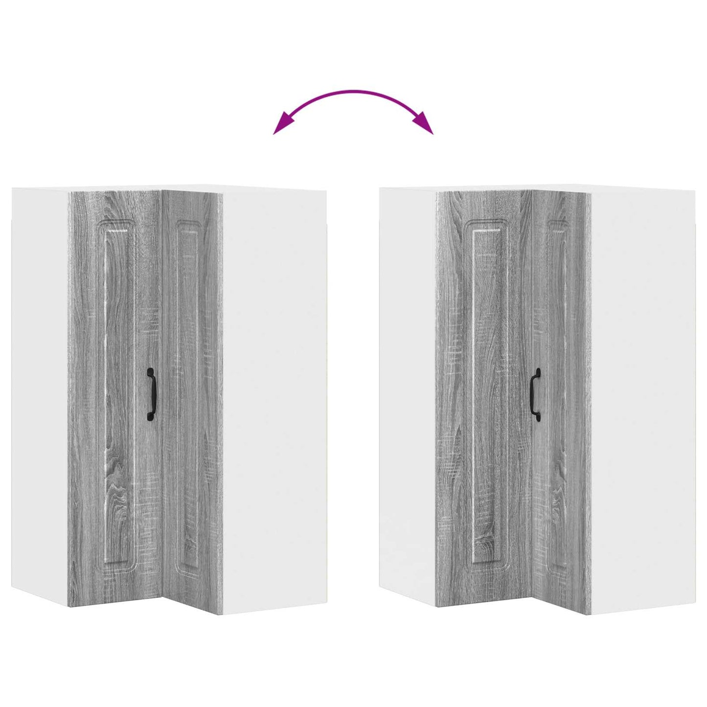 Pannello lavastoviglie Kalmar Grigio Sonoma 57 x 57 x 100 cm