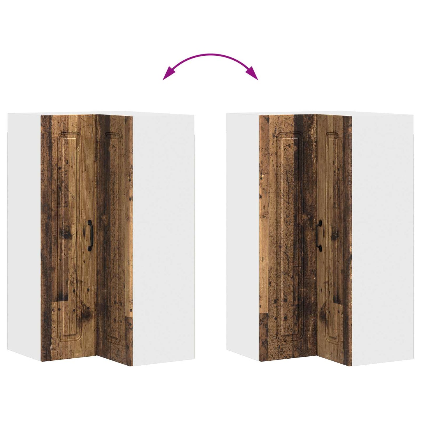 Pannello lavastoviglie Kalmar Legno vecchio 57 x 57 x 100 cm