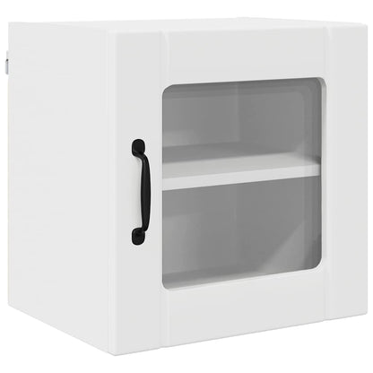 Mobile in vetro da parete LUCCA Bianco 40 x 31 x 40 cm | homemem39