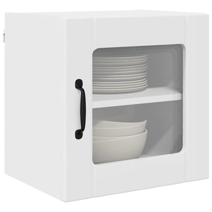 Mobile in vetro da parete LUCCA Bianco 40 x 31 x 40 cm | homemem39