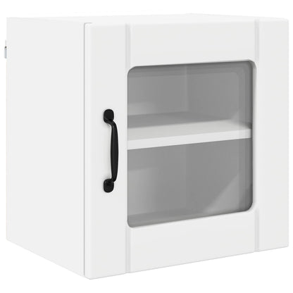 Mobile in vetro da parete LUCCA 2 pcs Bianco 40 x 31 x 40 cm