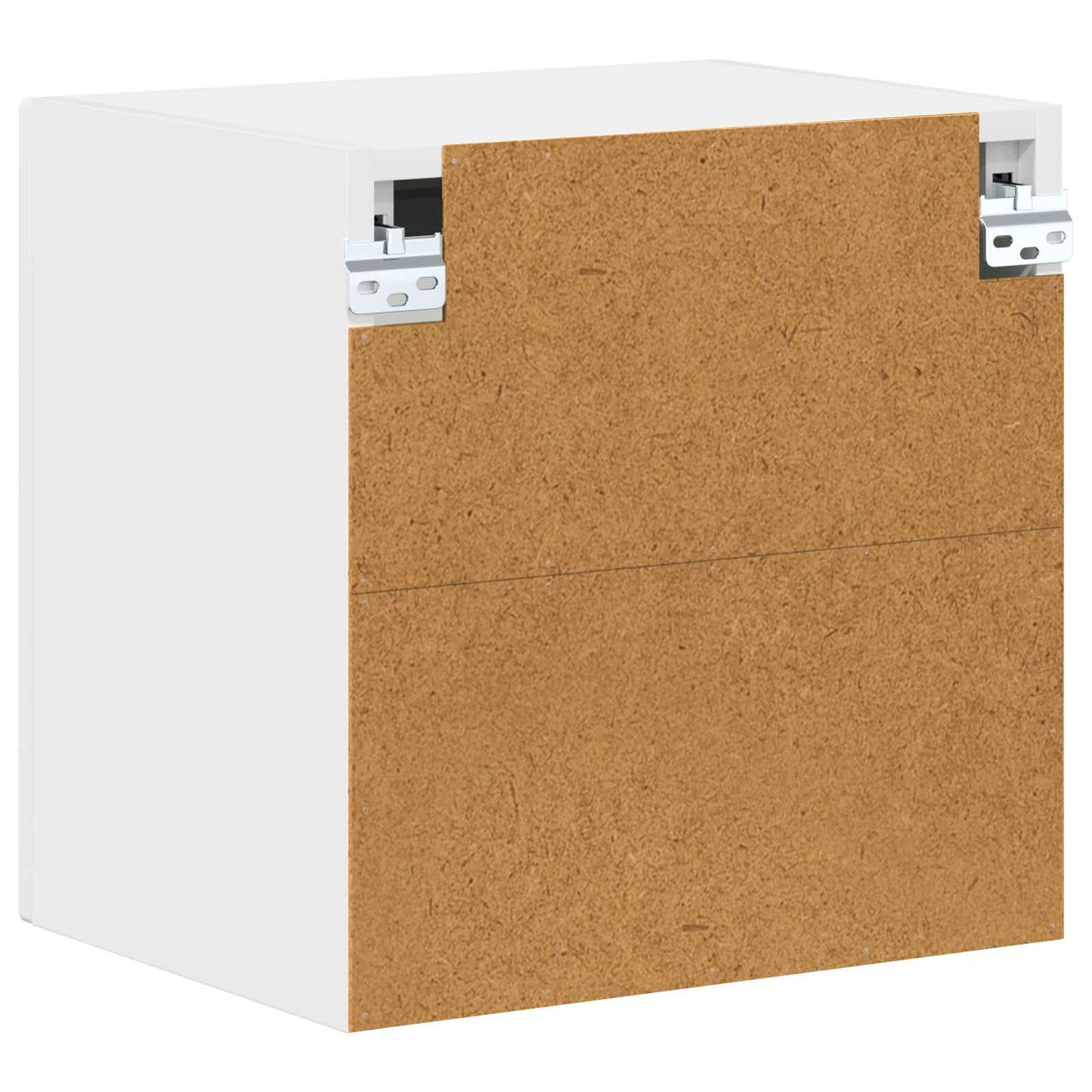 Mobile in vetro da parete LUCCA 2 pcs Bianco 40 x 31 x 40 cm