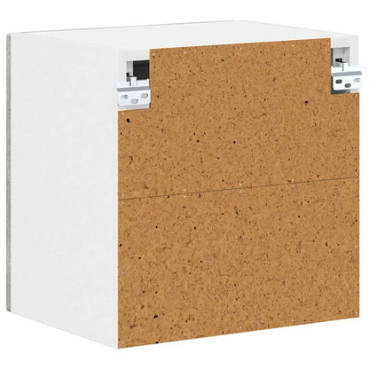 Mobile in vetro da parete LUCCA Grigio Cemento 40 x 31 x 40 cm | homemem39