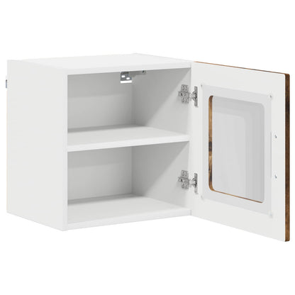 Mobile in vetro da parete LUCCA Rovere Fumo 40 x 31 x 40 cm