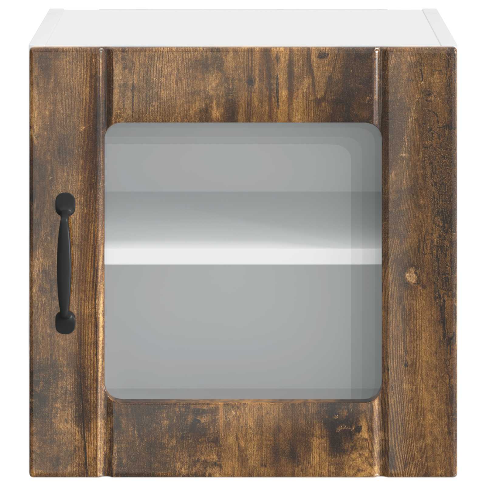 Mobile in vetro da parete LUCCA Rovere Fumo 40 x 31 x 40 cm | homemem39