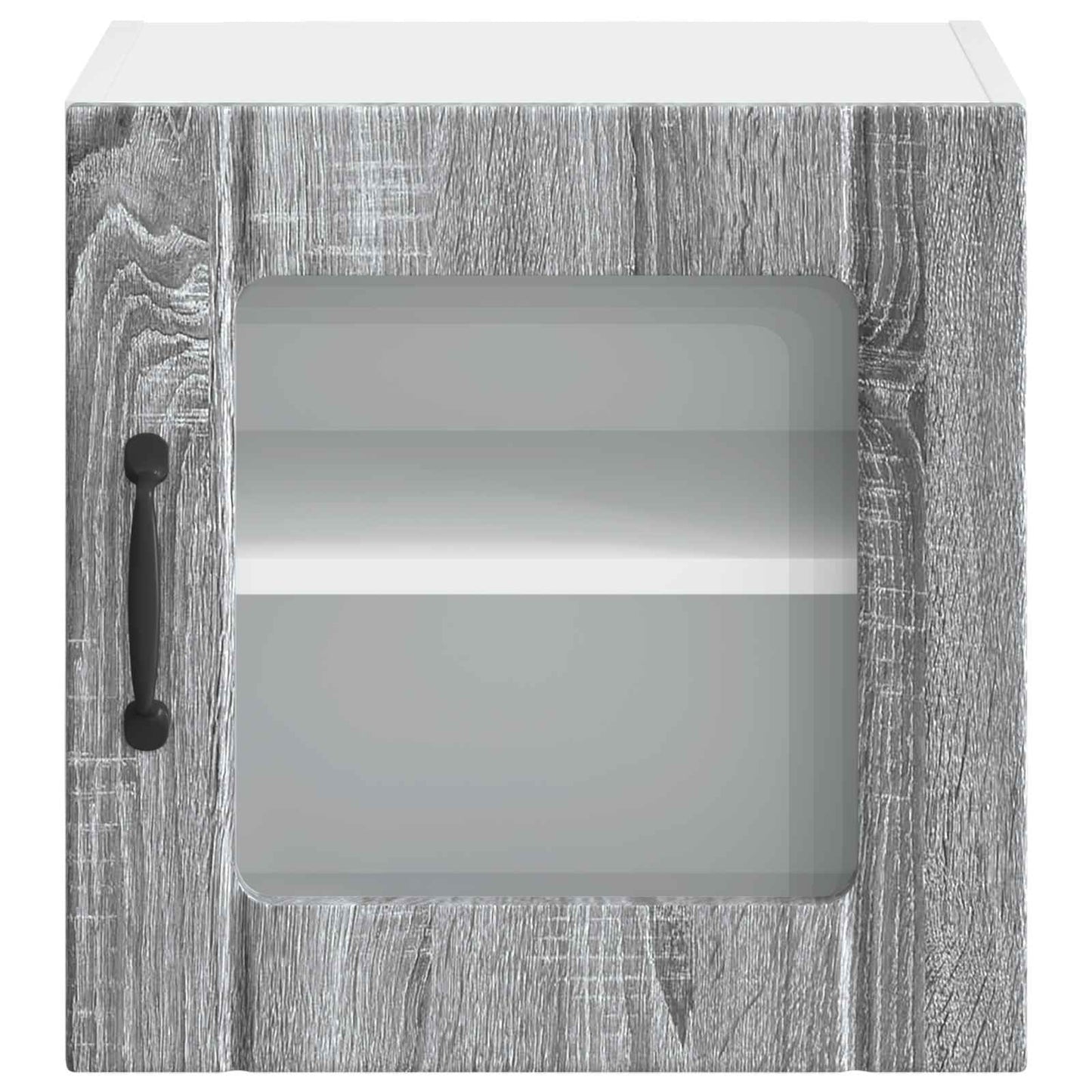 Mobile in vetro da parete LUCCA Grigio Sonoma 40 x 31 x 40 cm | homemem39