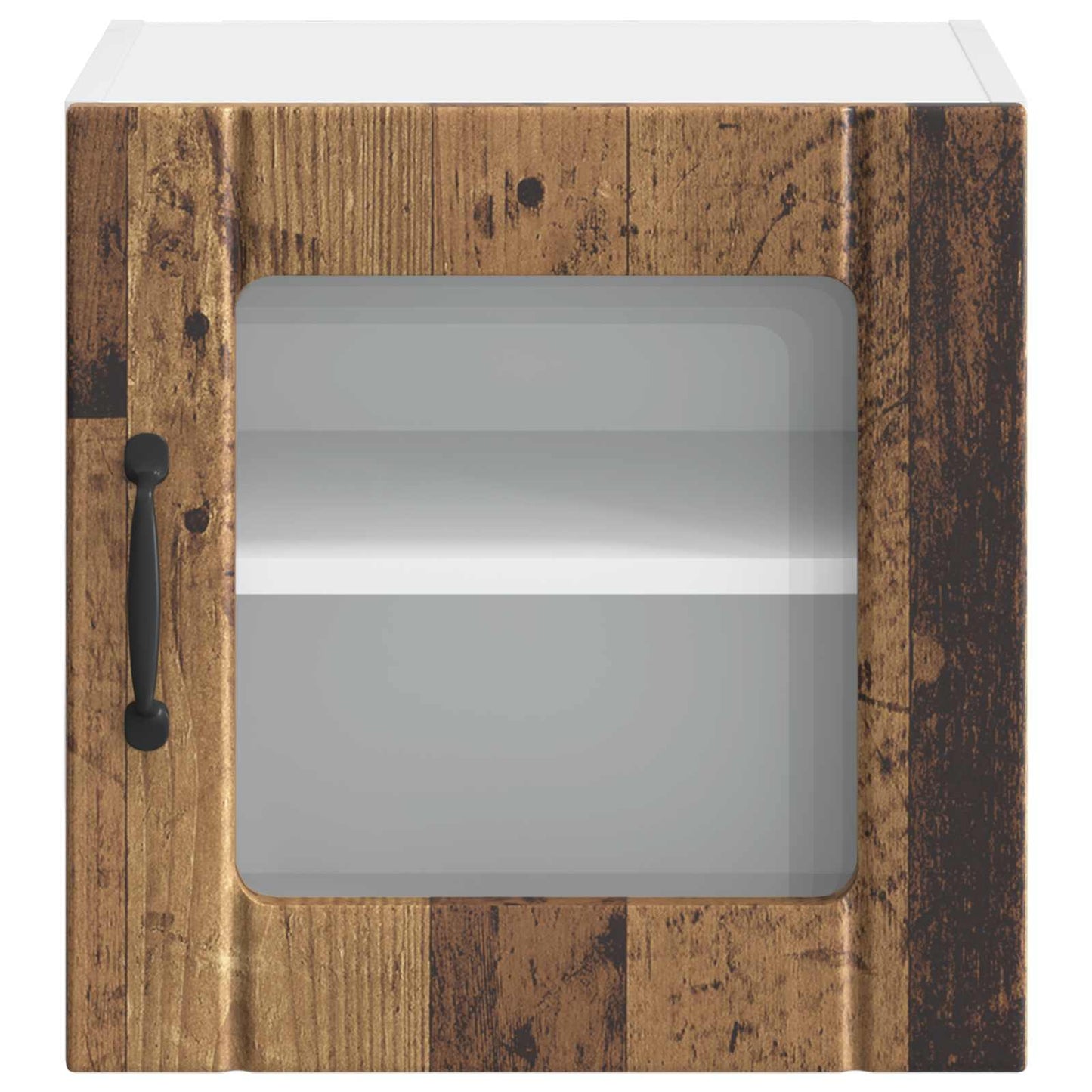 Mobile in vetro da parete LUCCA Legno antico 40 x 31 x 40 cm | homemem39