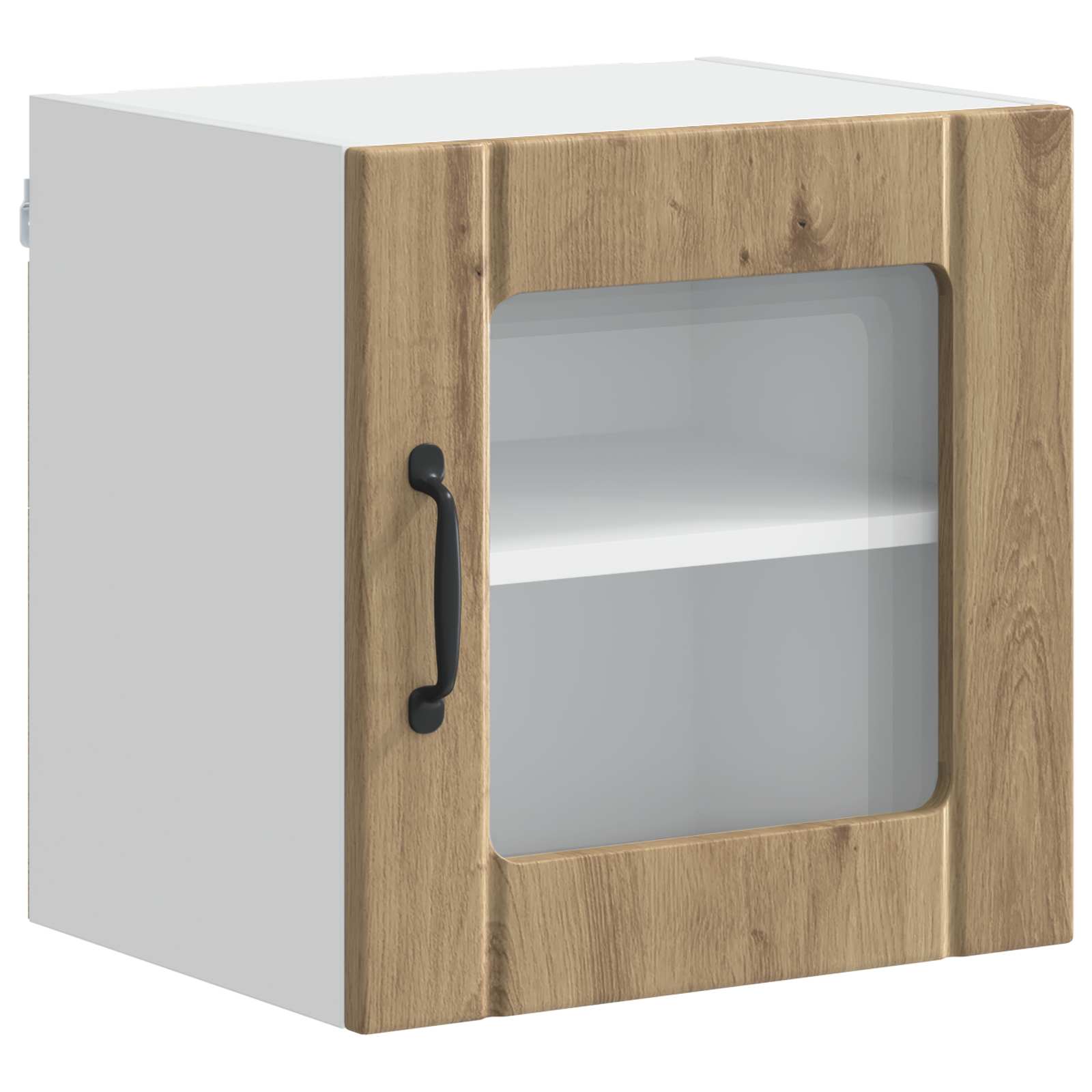 Mobile in vetro da parete LUCCA Rovere Artigianale | homemem39
