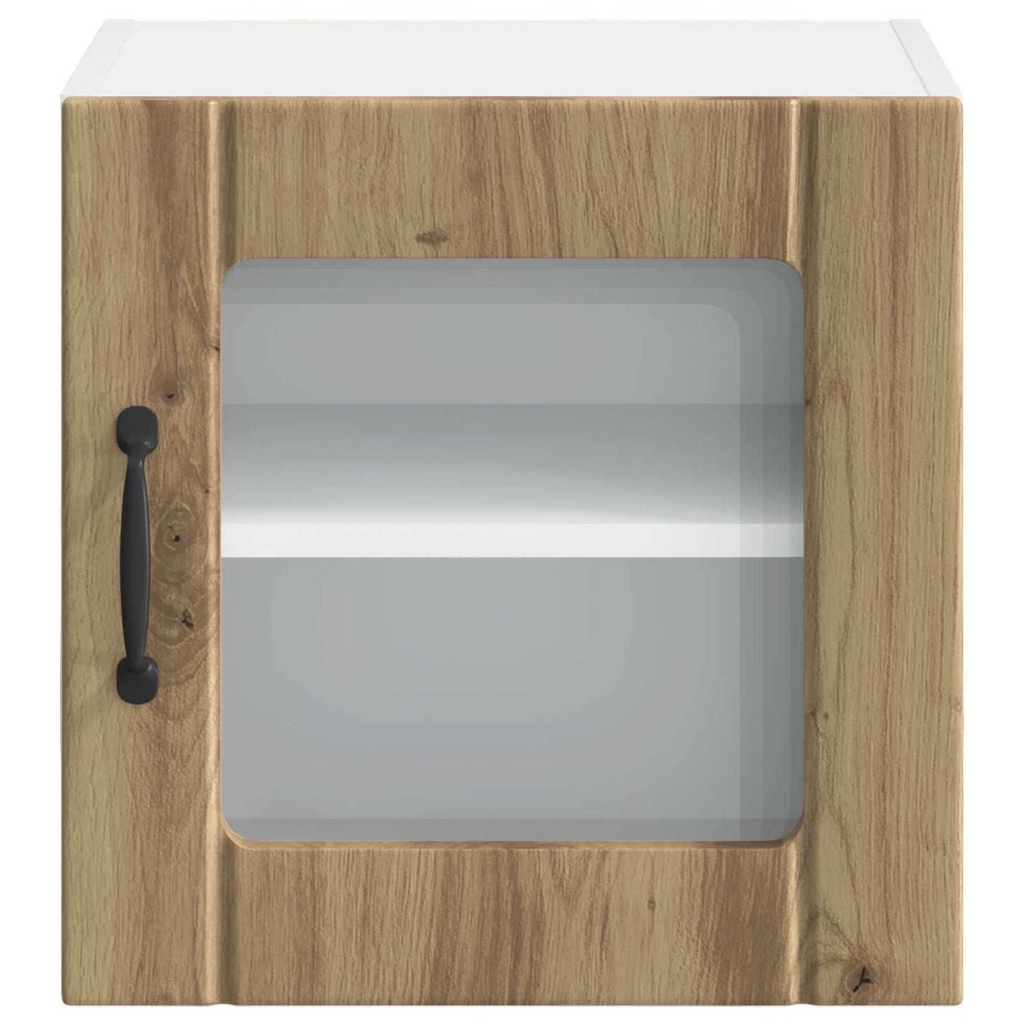 Mobile in vetro da parete LUCCA 2 pcs Rovere Artigianale | homemem39
