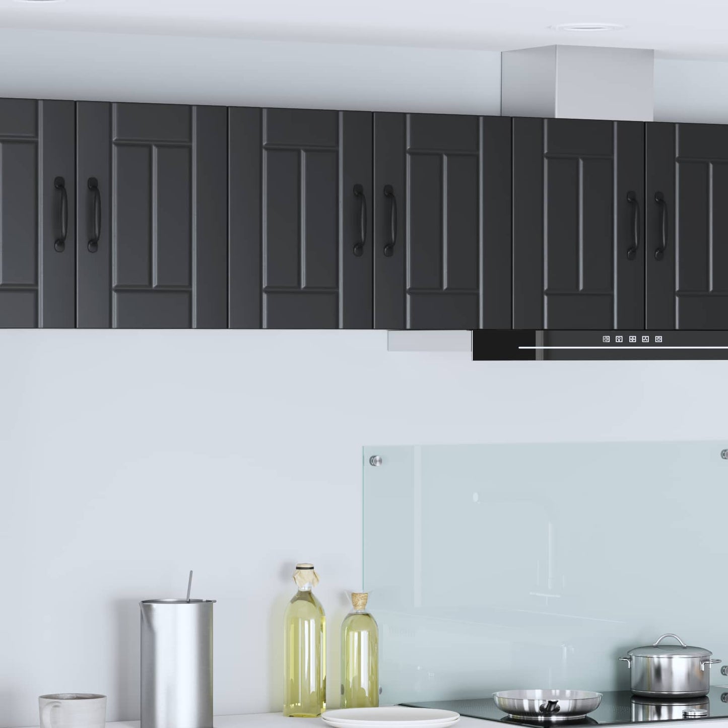 Armadietto a muro LUCCA 2 pcs Nero 30 x 31 x 40 cm | homemem39